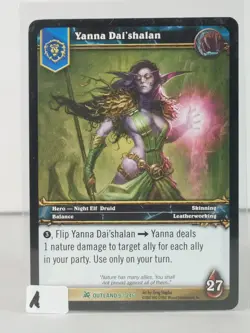 Yanna Dai'shalan - Fires of Outland - 9/246 - LP - Uncommon - A - Image 5