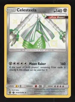 Celesteela SV32/SV94 Pokemon Hidden Fates Holo Card - Image 1
