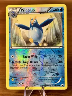 Prinplup Reverse Holo 28/108 Dark Explorers Pokemon Card Near Mint - Image 1