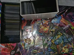 Pokemon TCG Card Lot, Over 500 Pokemon EX, V, GX Cards - Image 1