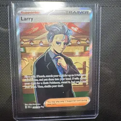 Larry Sv04: Paradox Rift Holo Ultra Rare Pokemon TCG Card 235/182 Mint Condition - Image 1