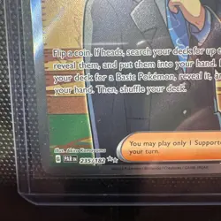 Larry Sv04: Paradox Rift Holo Ultra Rare Pokemon TCG Card 235/182 Mint Condition - Image 2