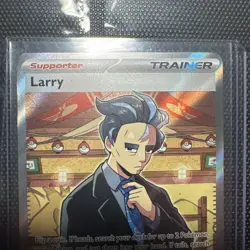 Larry Sv04: Paradox Rift Holo Ultra Rare Pokemon TCG Card 235/182 Mint Condition - Image 3