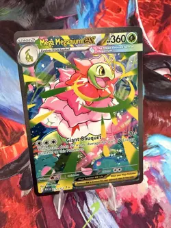 Pokemon Mega Meganium EX SIR 272/217 Ascended Heroes English Mint Condition TCG - Image 1