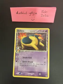 Pokemon TCG: Quilava Dragon Frontiers (36/110) | Delta species | Uncommon | NM - Image 1