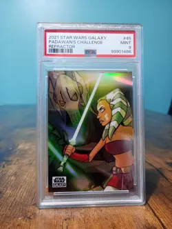 Clone Wars Ahsoka Card PSA 9 Star Wars Refractor - Image 1