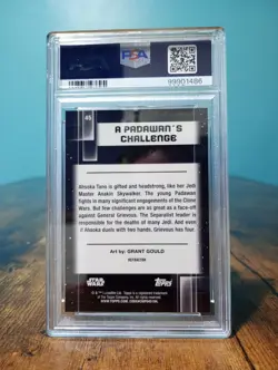 Clone Wars Ahsoka Card PSA 9 Star Wars Refractor - Image 3