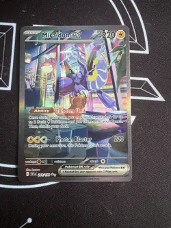 Pokemon TCG Miraidon EX 244/198 S&V Base Set Special IR OFF CENTRE - Image 1