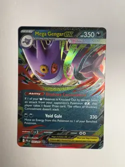 2025 Mega Evolution: Phantasmal Flames 56/94 Mega Gengar ex (Double Rare) NM - Image 1