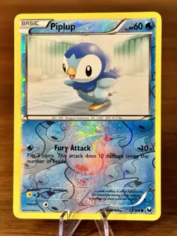Piplup 27/108 Reverse Holo - Dark Explorers Set - Pokemon Card - Near Mint - Image 1