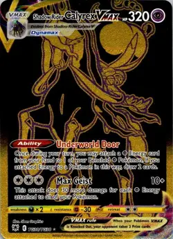 Pokemon TCG Shadow Rider Calyrex VMAX Astral Radiance Trainer G NM (SKU1-5) - Image 1
