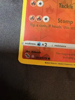 Numel [Ditto] 013/078 Reverse Holo 2022 Pokemon GO Peel Sticker - Image 4