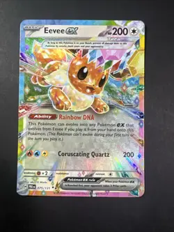 Eevee ex - 075/131 SV: Prismatic Evolutions Double Rare Near Mint! Pokemon TCG - Image 1