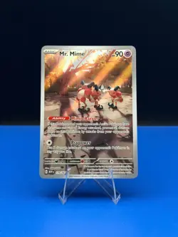 Mr. Mime 179/165 – Pokemon TCG SV 151 – Illustration Rare Holo – NM - Image 1