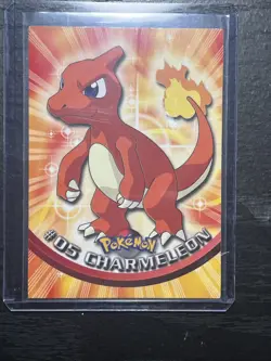 CHARMELEON #05 - Topps Pokemon TV Animation Edition - Black Logo - Image 3