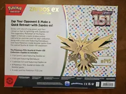 Pokemon TCG Scarlet and Violet 151 Zapdos EX Collection Box Factory Sealed - Image 2