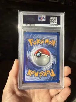 Pokemon Blastoise 002/102 Base Set Holo Rare English PSA 8 1999 - Image 2