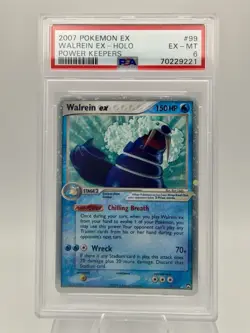 Pokemon Walrein ex Power Keepers EX Holo 150HP #99/108 PSA 6 English 2007 - Image 1