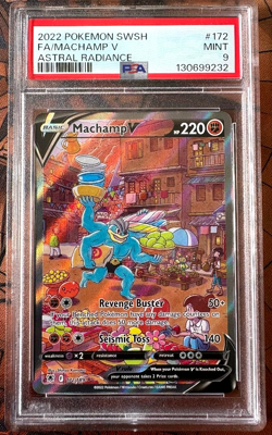 Machamp V - PSA 9 - SWSH Astral Radiance 172/189 - Pokemon TCG - Image 1