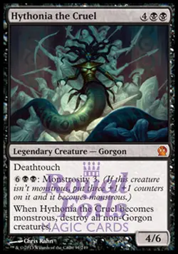 Hythonia the Cruel 1x FOIL THS MTG Theros Mythic MINT black - Image 1