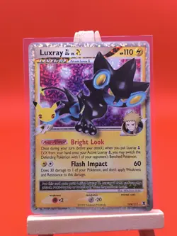 Luxray GL LV.X 109/111 Celebrations Textured Ultra Rare Holo Pokemon Card * New - Image 2