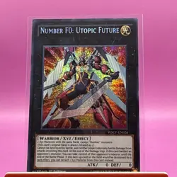 Yu-Gi-Oh! WSUP-EN026 Number F0: Utopic Future (1st Ed.) Secret Rare, NEAR MINT - Image 1