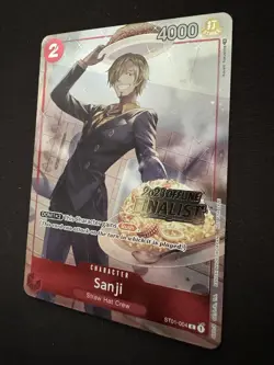 Sanji (Offline Regional 2023) [Finalist] ST01-004 English - One Piece Card - NM - Image 2