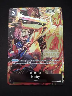 KOBY - One Piece TCG OP02-098 - PROMO FINALIST - 2023 Offline Regional - Image 1