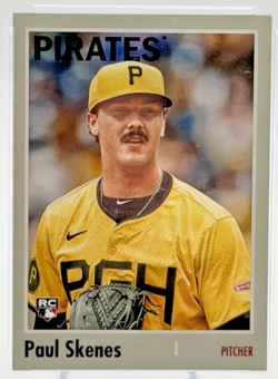2024 Topps Archives 1970 Topps Paul Skenes #200 PSA 10 GEM MT Rookie RC Pirates - Image 3