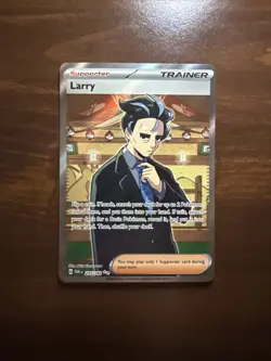 Larry - 235/182 - Pokemon Paradox Rift Full Art Ultra Rare Card NM - Image 1