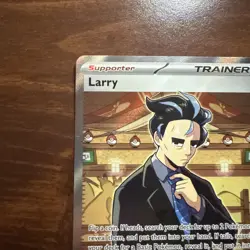 Larry - 235/182 - Pokemon Paradox Rift Full Art Ultra Rare Card NM - Image 2