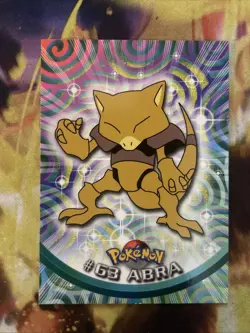 Abra #63 Pokemon Topps Series 1 Card (Blue Label) - Image 1