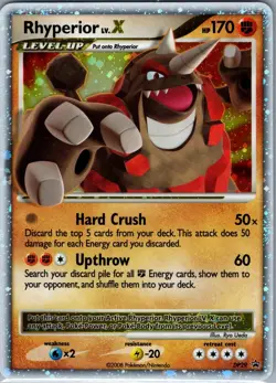 Rhyperior LV.X DP29 Holo Diamond and Pearl Promos - Pokemon Card - NM - Image 1