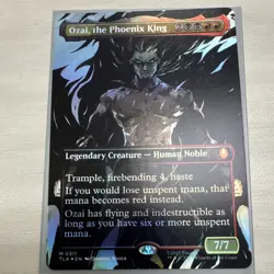 Magic: The Gathering Ozai, the Phoenix King Foil Legendary Creature Red Black T… - Image 1