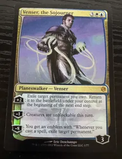 Venser, the Sojourner *FOIL* - Duel Decks: Venser vs. Koth MTG magic gathering - Image 1