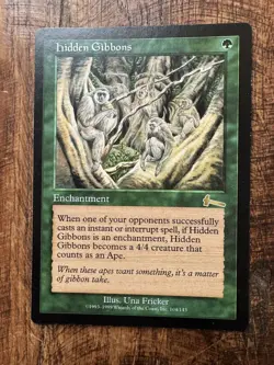 MTG Hidden Gibbons MINT Urza's Legacy THE LIST - Image 1