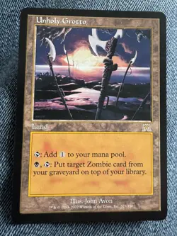 MTG Unholy Grotto Nm ! - Onslaught - Image 1