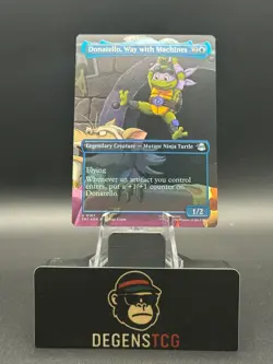 Donatello, Way with Machines (Borderless) Teenage Mutant Ninja Turtles Foil 0197 - Image 1