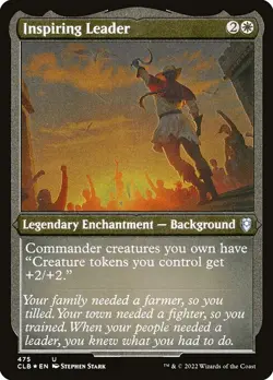 1x Inspiring Leader - Foil Etched NM Eng MTG - Commander Legends Baldur's Gate - Image 1