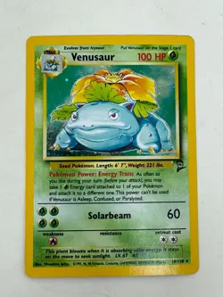 Pokemon TCG Venusaur Base Set 2 Holo Unlimited Rare Card 18/130 - Image 1
