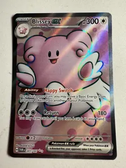 Blissey ex 201/167 Twilight Masquerade Full Art Holo Pokemon TCG Card NM - Image 1