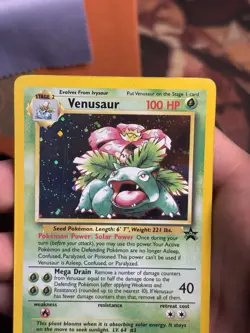 Venusaur WOTC Black Star Promo 13 Pokemon TCG 2000 Vintage Holo - Image 4
