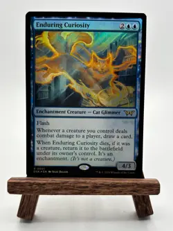 Foil Enduring Curiosity - DSK 0051 MTG Magic The Gathering - Image 1