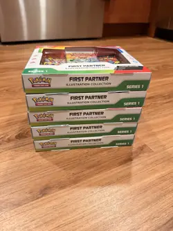 Pokemon TCG First Partner Illustration Collection Series 1 *SEALED* - LOT OF 5 - Image 1