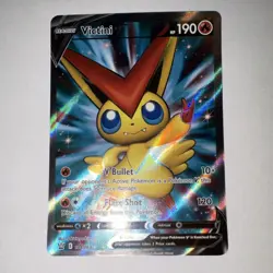Victini V 144/163 Full Art Ultra Rare NM Holo Battle Styles Pokemon Near Mint - Image 1