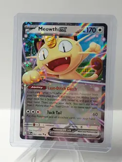 2026 Pokemon TCG Me03: Perfect Order Meowth ex 062/088 Holo NM - Image 1