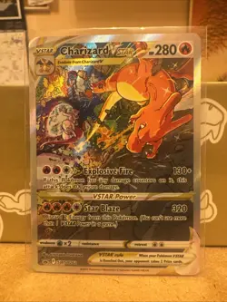 Pokemon TCG Charizard VSTAR SWSH262 Holo Black Star Promo 2022 NM - Image 1