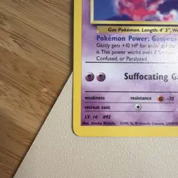 Vintage 2000 Pokemon TCG Gym Challenge SABRINA'S GASTLY 97/132 LP-MP Eng. Unltd. - Image 2