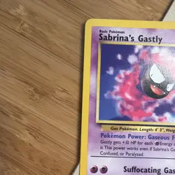 Vintage 2000 Pokemon TCG Gym Challenge SABRINA'S GASTLY 97/132 LP-MP Eng. Unltd. - Image 5