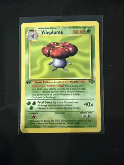 Pokemon TCG Vileplume 1st Edition Jungle 31/64 LP - Image 1